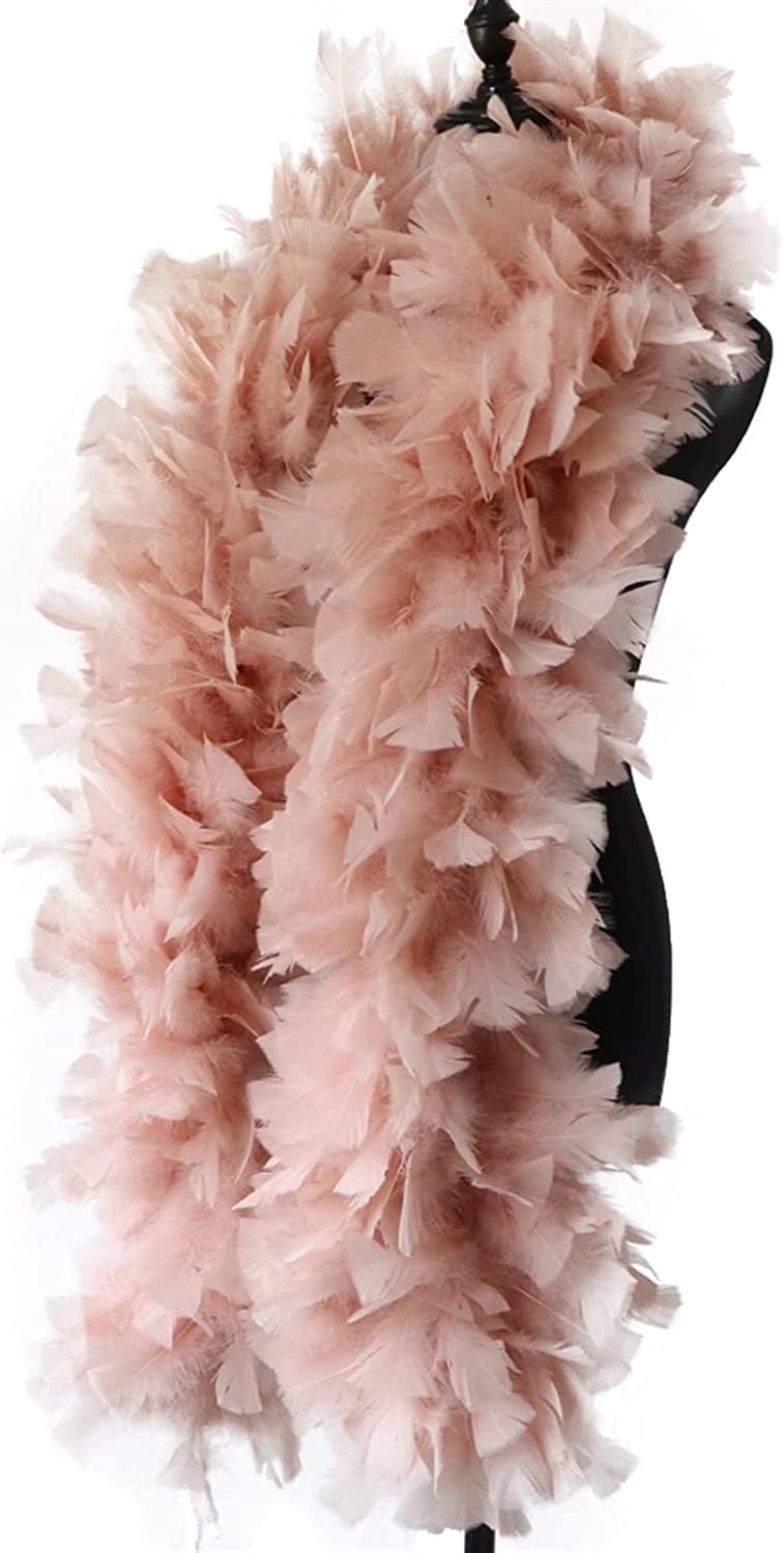 Federschals, Federboa, flauschige Federboa, 2 Meter flauschige Federboas für Frauen Mädchen Kostüm Dress Up Party Bulk Dekoration 200 Gramm (Farbe: 22, Größe: 200 Gramm)