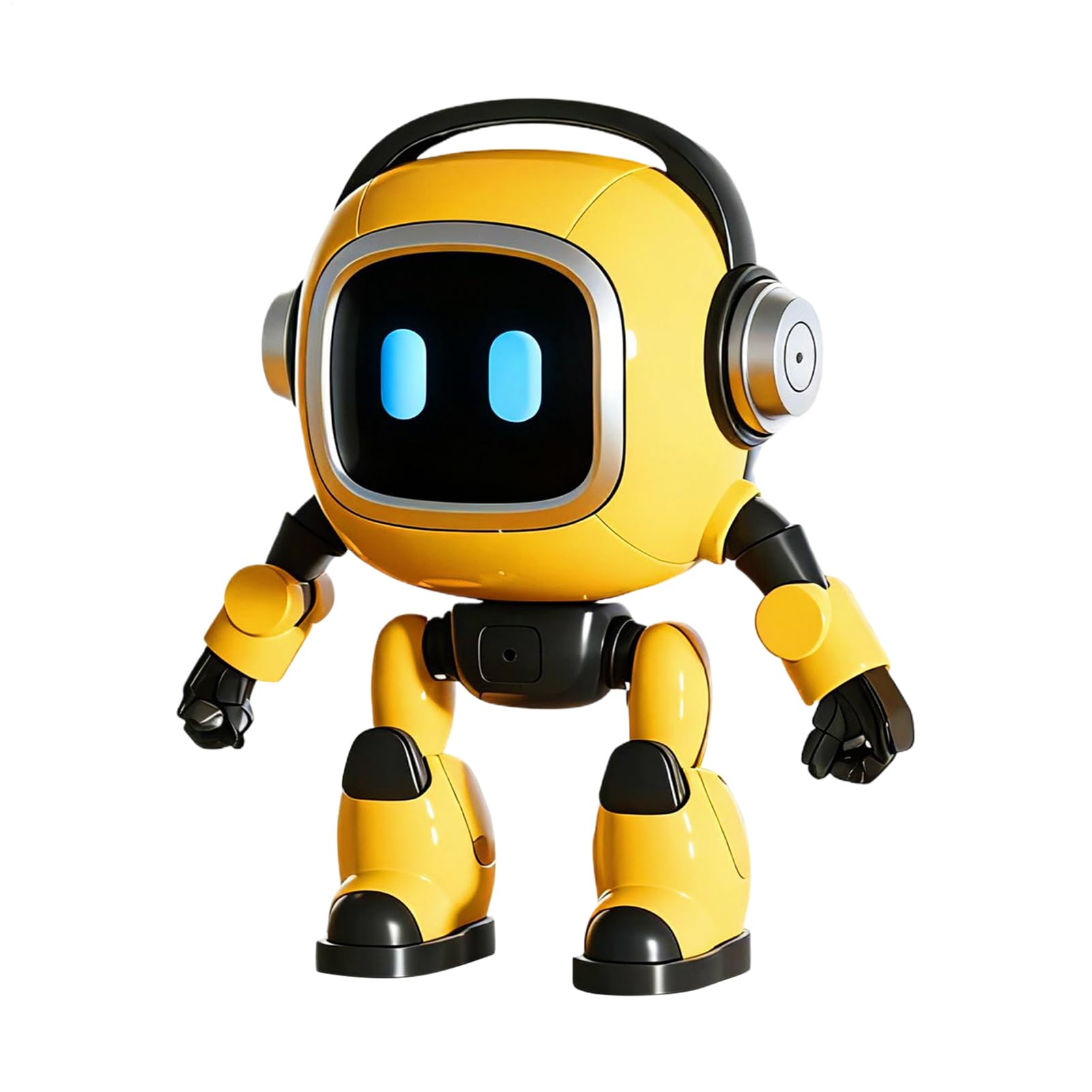 AI Robot Toy – ABS Desktop Size | Intelligent Conversational Companion with Voice Interaction Knowledge Q and A Interactive Games Storytelling | for Educational Learning Office Desk