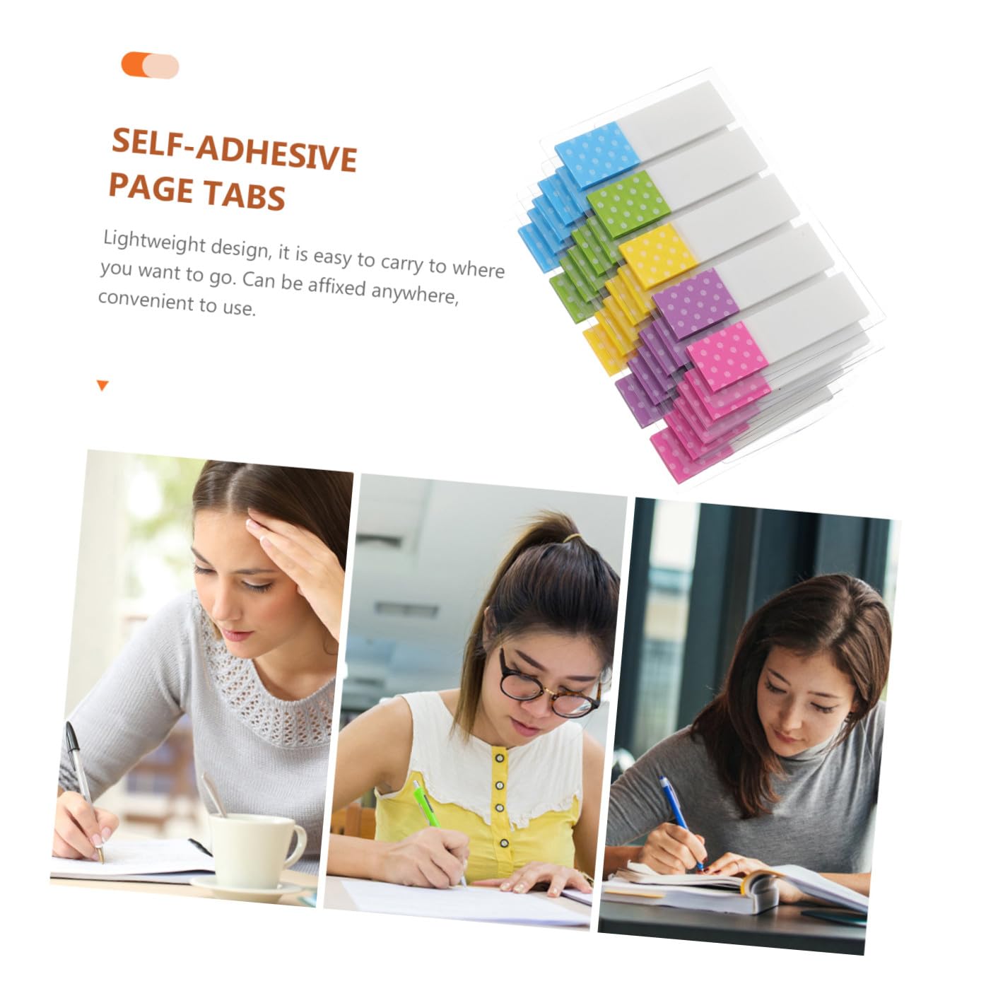 LALAFINA 30packungen Pack Selbstklebende Seitenmarker Bunten Farben Transparente Index-tabs Für Notizen Bücher Und Dokumente Praktische Lesezeichen Für Schule Büro Und Zuhause