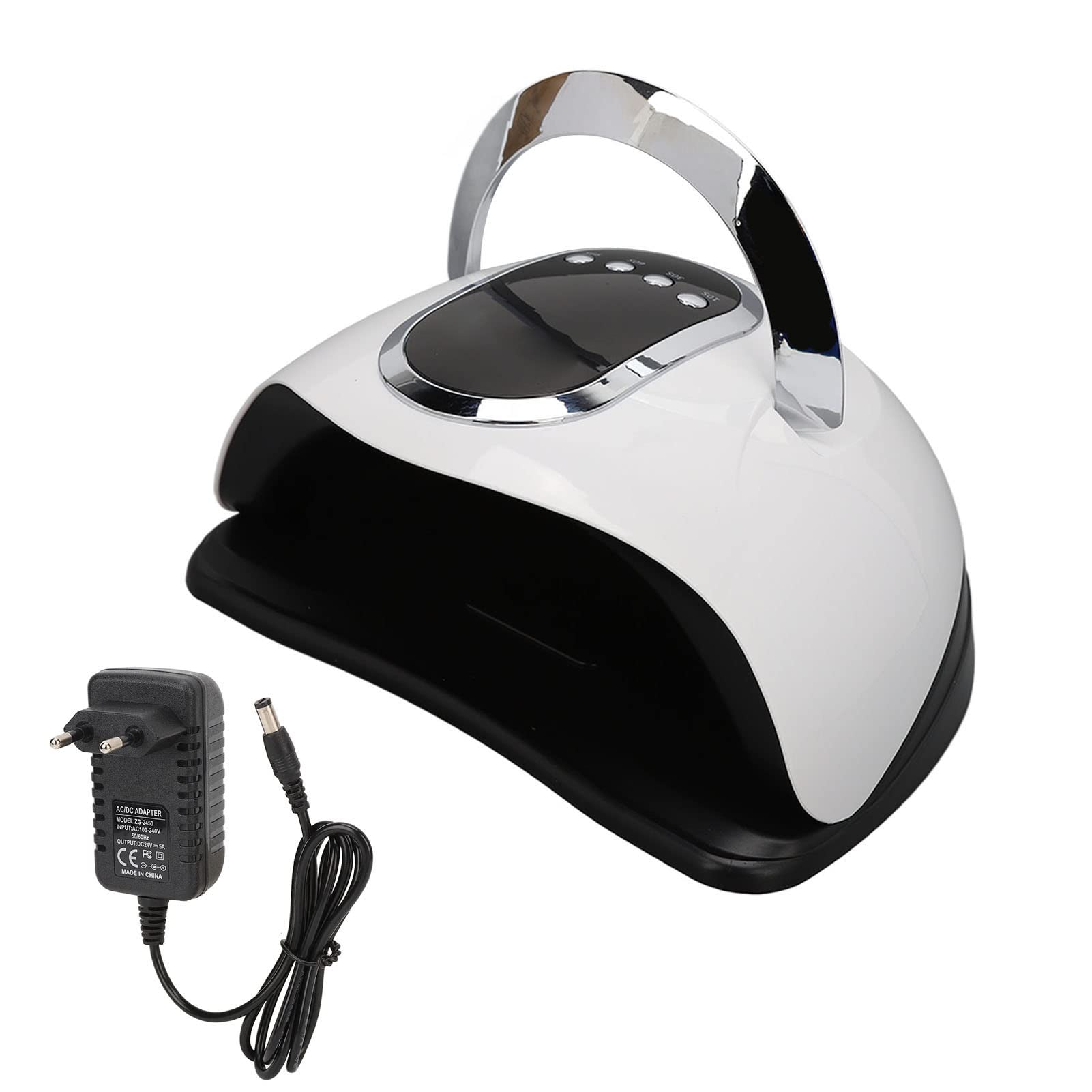 Lampada per Unghie Portatile UV LED 280W Luce Lucidante per Gel Ad Asciugatura Rapida, Lampada per Unghie con Luce per Asciuga Unghie con Chip 66 Luci