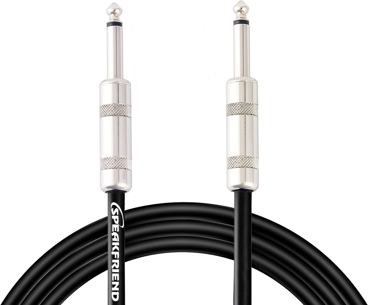 Professional Guitar Instrument Cable, 1/4 Straight-to-straight, for Electric Guitar, Bass Guitar, Electric Mandolin, Pro Audio, 20 feet