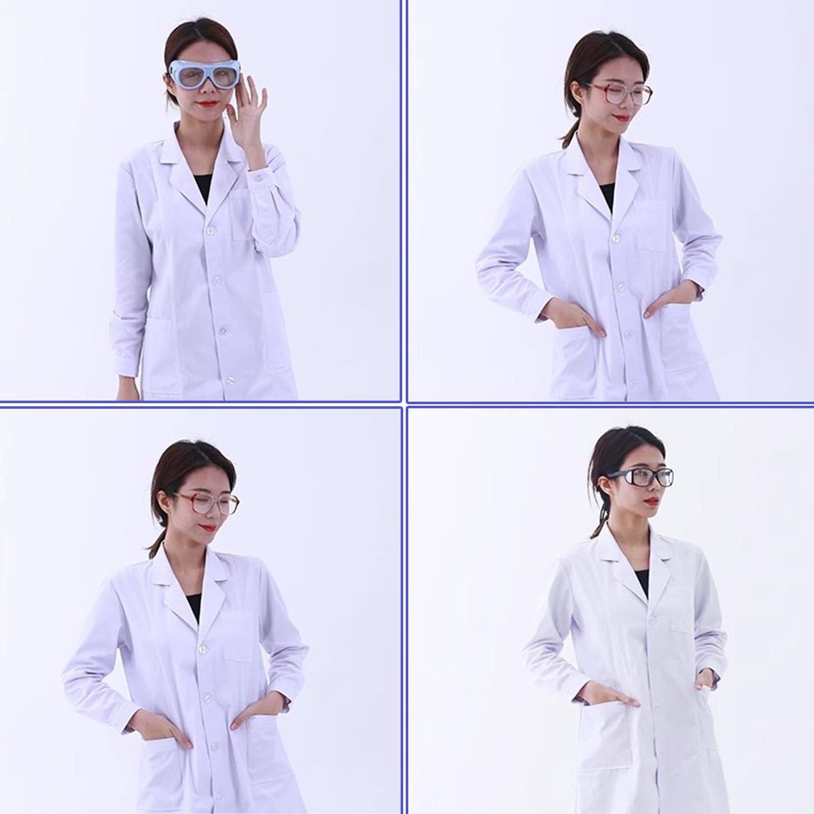 Delantal de Plomo Gafas de Plomo Protectoras Contra Rayos X Para Adultos, Gafas de Plomo Ligeras, Para Laboratorios de Hospitales Médicos, No son Fáciles de Deformar(Style1,0.75mmPb)