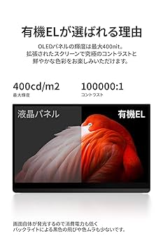 Amazon.co.jp: EHOMEWEI モバイルモニター 16インチ 有機EL 4K