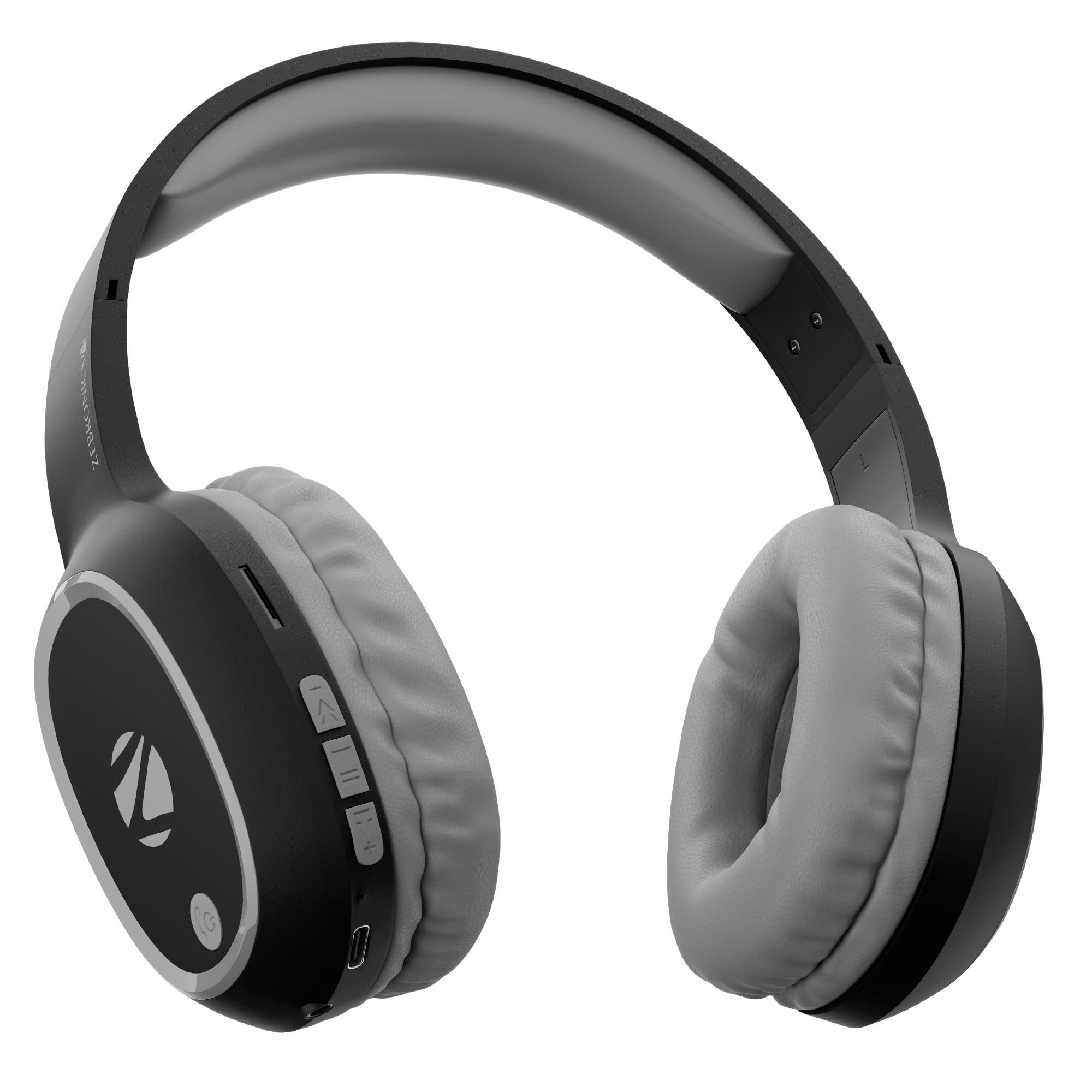 ZEBRONICS THUNDER Bluetooth 5.3 Wireless Headphones with 60H Backup, Gaming Mode, Dual Pairing, ENC, AUX, Micro SD, Voice assistant, Comfortable Earcups, Call Function(Black)-picture-21