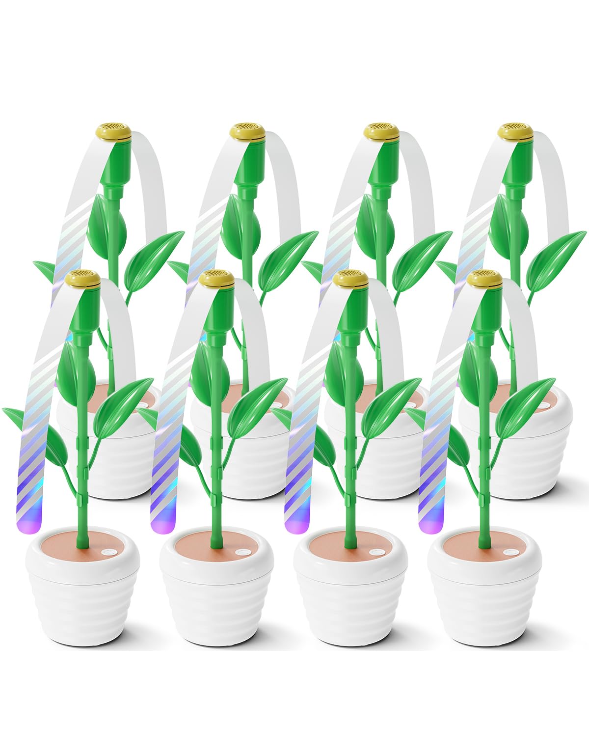 GaiatopFly Fans for Tables, Fly Repellent Fans Battery Powered Bug Fan Indoor Outdoor Portable Table Fly Fans for Picnic, Party, BBQ, Kitchen and Restaurants 8 Pack