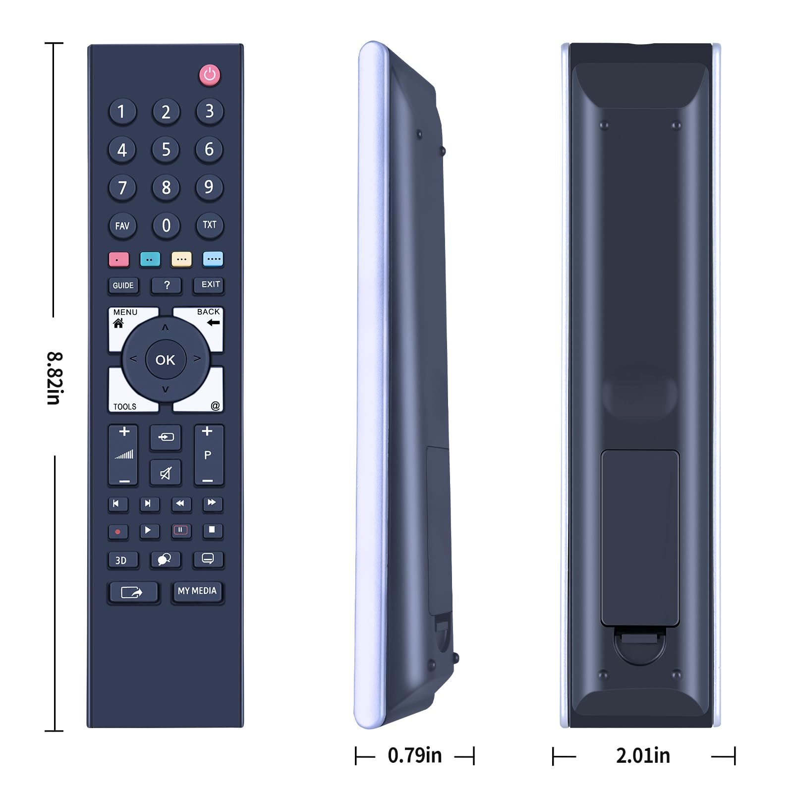 Mando A Distancia De Repuesto Para GRUNDIG 3D TV - Modelo RC3304803/01, Compatible Con TS4187R2