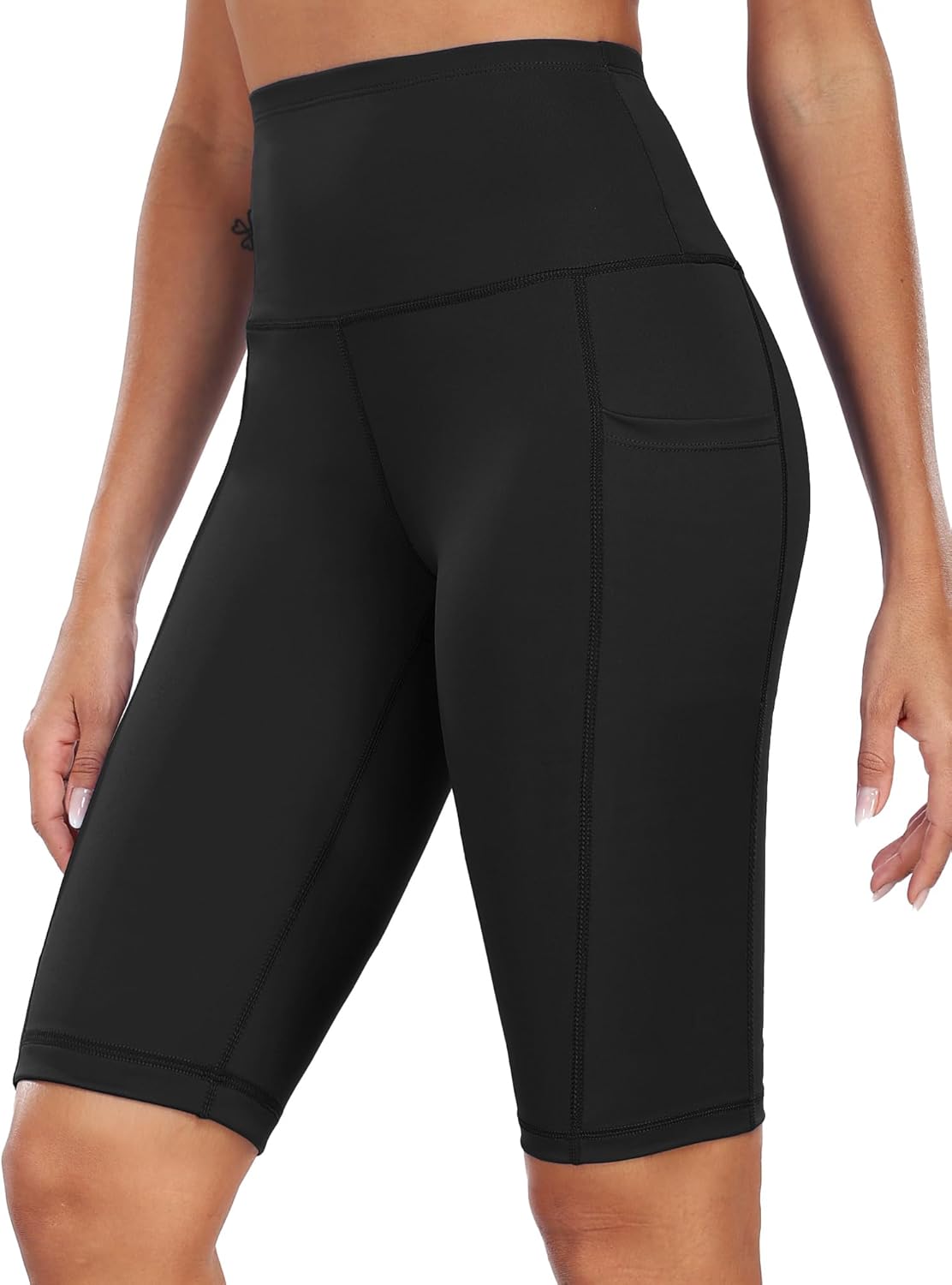 CADMUS 3/4 Pack Women Biker Compression Short Leggings for Yoga with Big Pockets - Image 2
