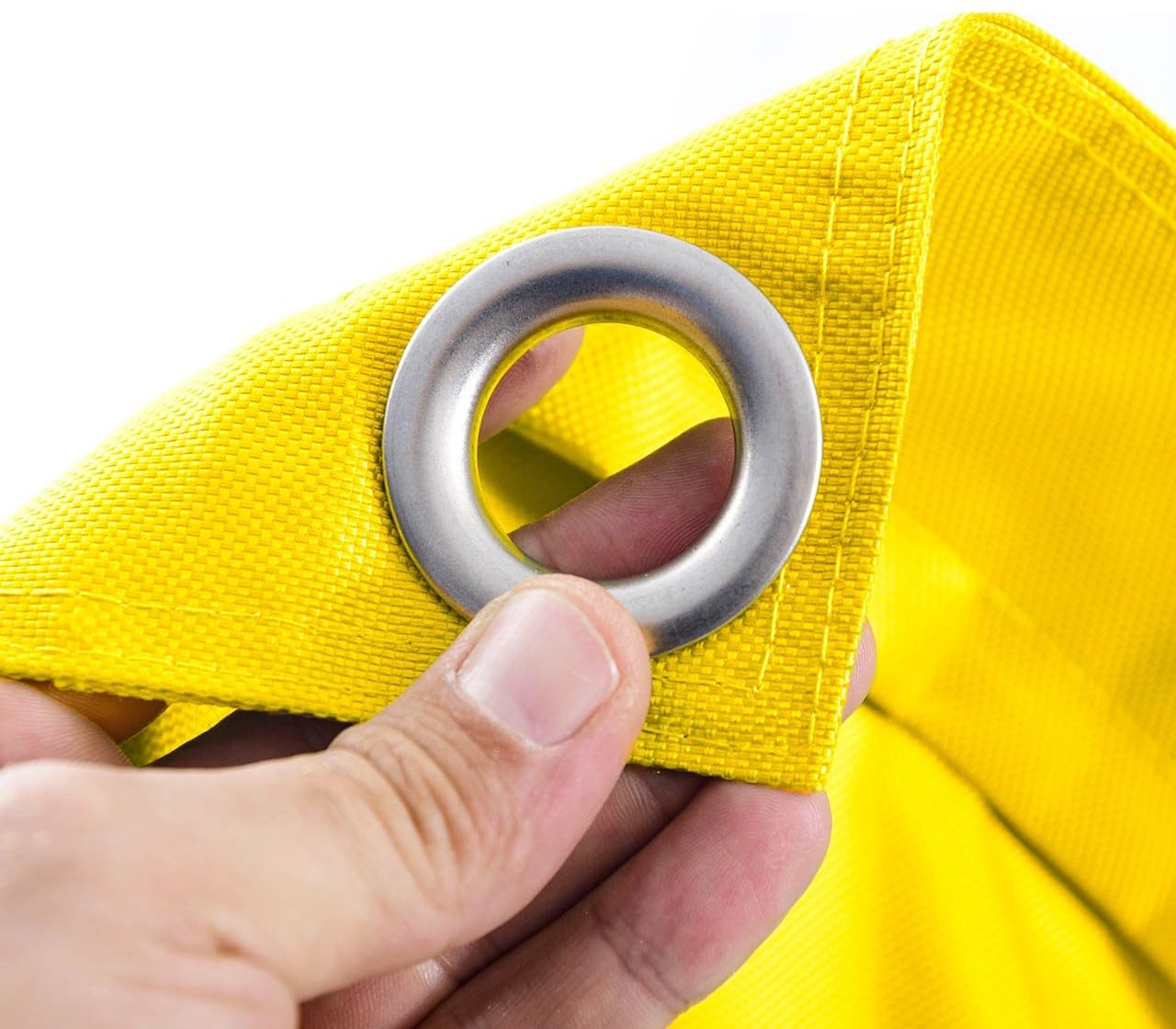 LIVEDECO - Housse Vide Pouf Géant XL Imperméable Extérieur Outdoor Jaune RAW BiG52