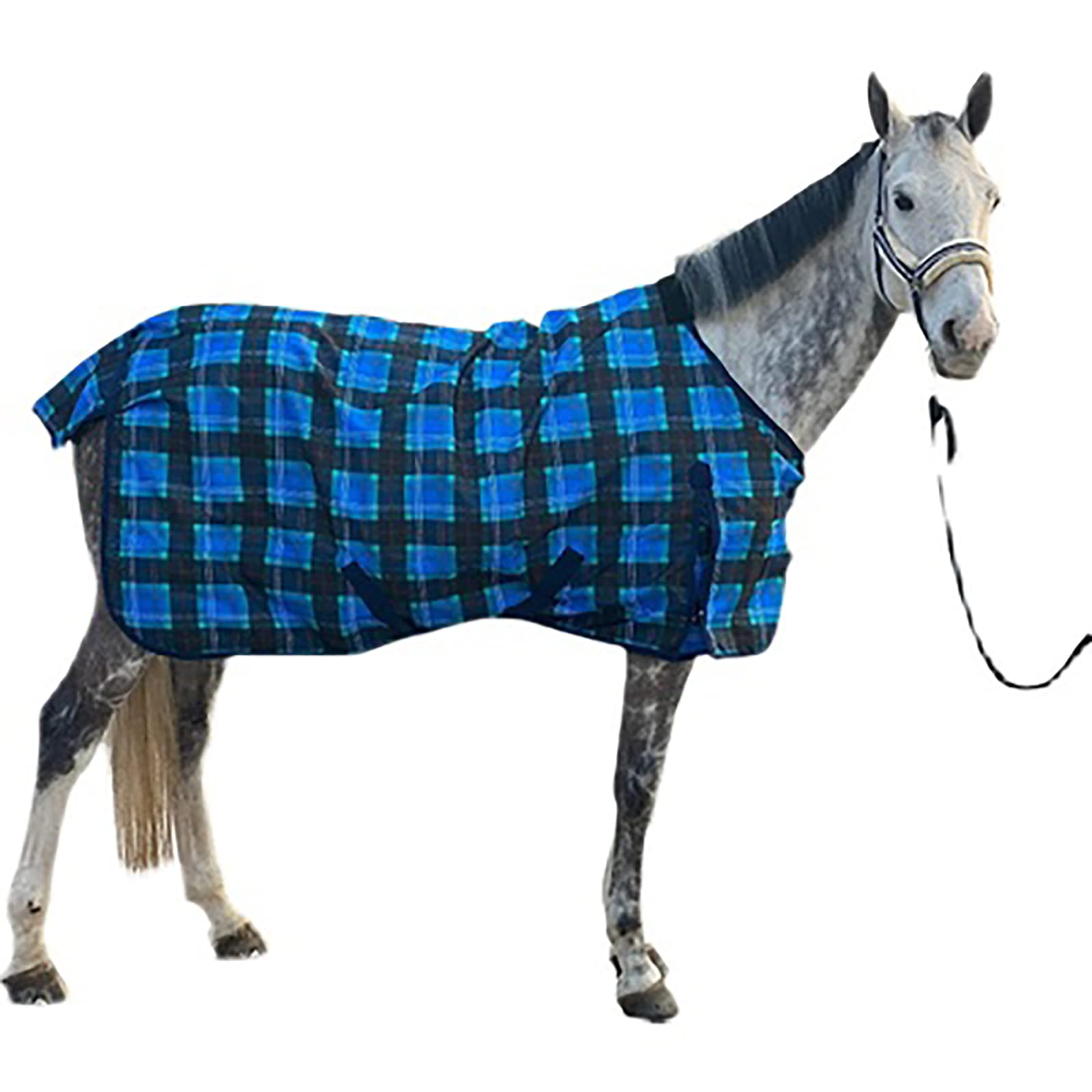 BNALU Mantas y sábanas para Caballos Impermeable y Transpirable Manta para Todo el año para Exteriores una Sola Capa Anti Moscas Caballo Manta antimoscas Caballo Tamaño 145 CM(Size:145cm)