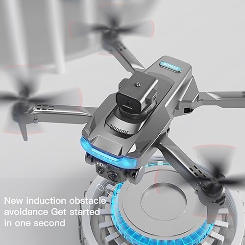 Miniatura 7 de Drone WiFi FPV con cámara 4K HD, modo de retención de altitud, dron RC plegable, ruta de mosca cuadricóptero, nuevo modo FlyAltitude Hold sin