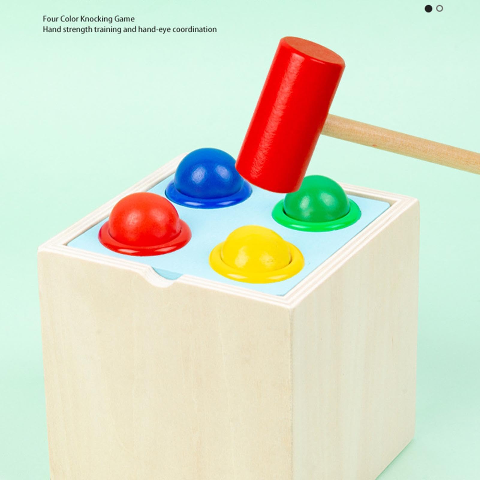 Kit de jeu de jouets Montessori en bois 6 en 1, boîte de permanence d'objets, ensemble de jeu avec boîte à monnaie, trieur en forme de récolte de carottes, jouet goutte de