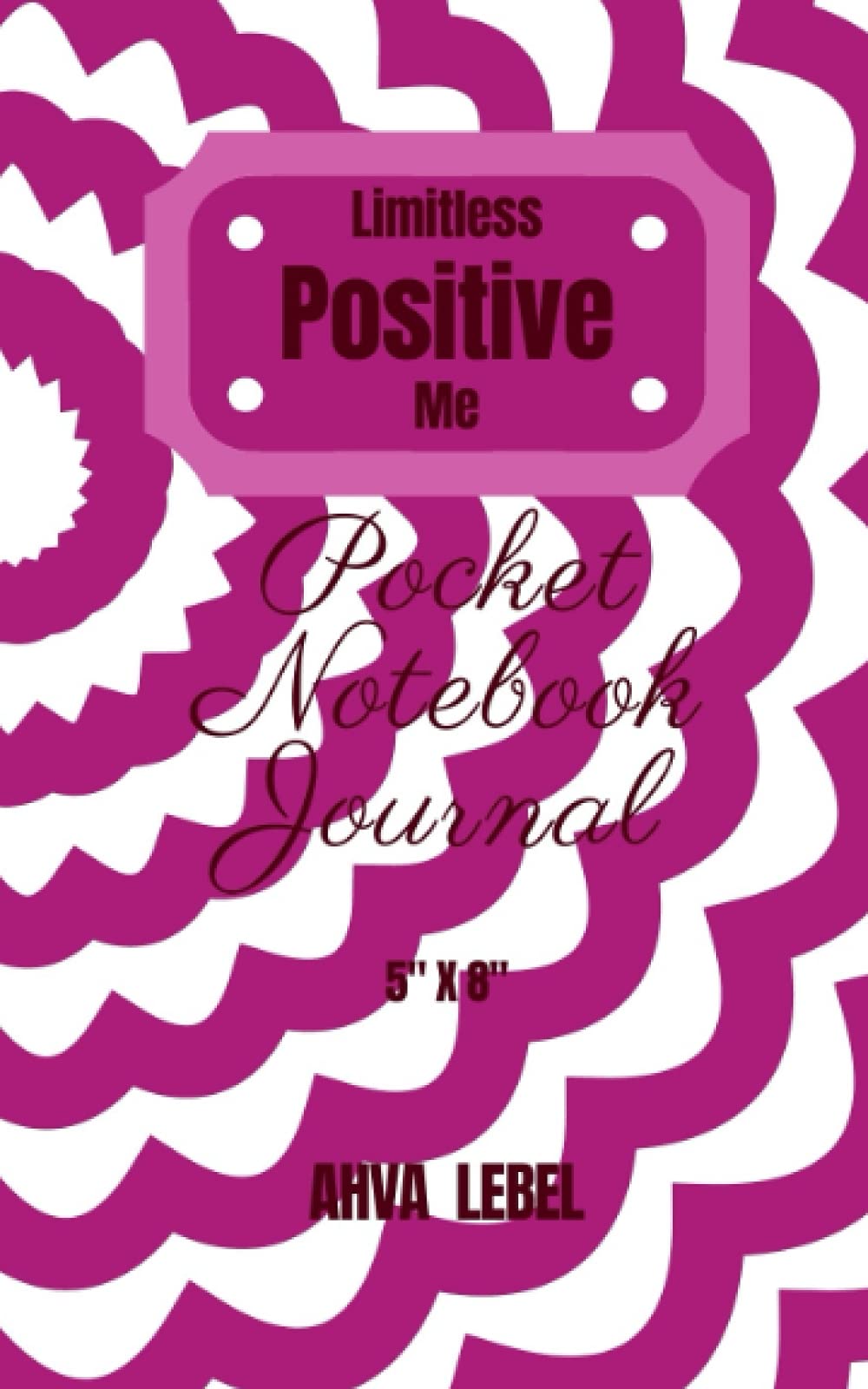 Limitless Positive Me Pocket Notebook /Journal - Pink Swirl