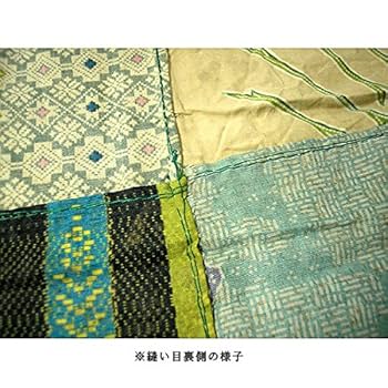 Amazon | オールドバティック の パッチワーク 布地 グリーン系