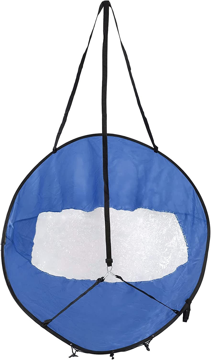 THE WHITE SHOPTHE WHITE SHOP Durable Kayak Wind Sail Foldable Downwind Kayak Sail Kit Upwind Wind Paddle Sail for Kayak Boat Sailboat Canoe,Blue