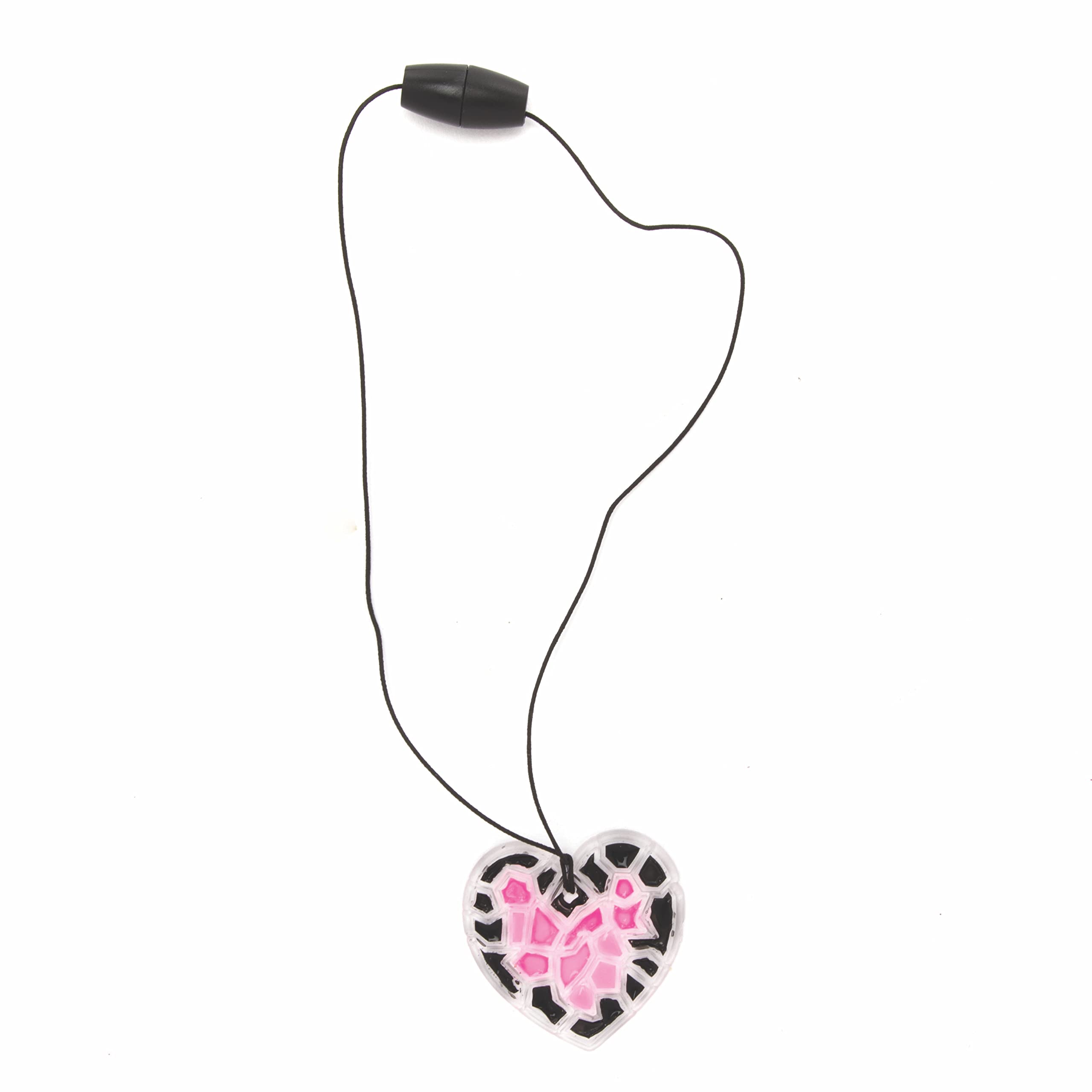 Baker Ross AX713 Ciondoli Cuore In Cristallo Mosaico – Confezione 12 – Kit Lavoretto Crea Gioielli Per Bambini