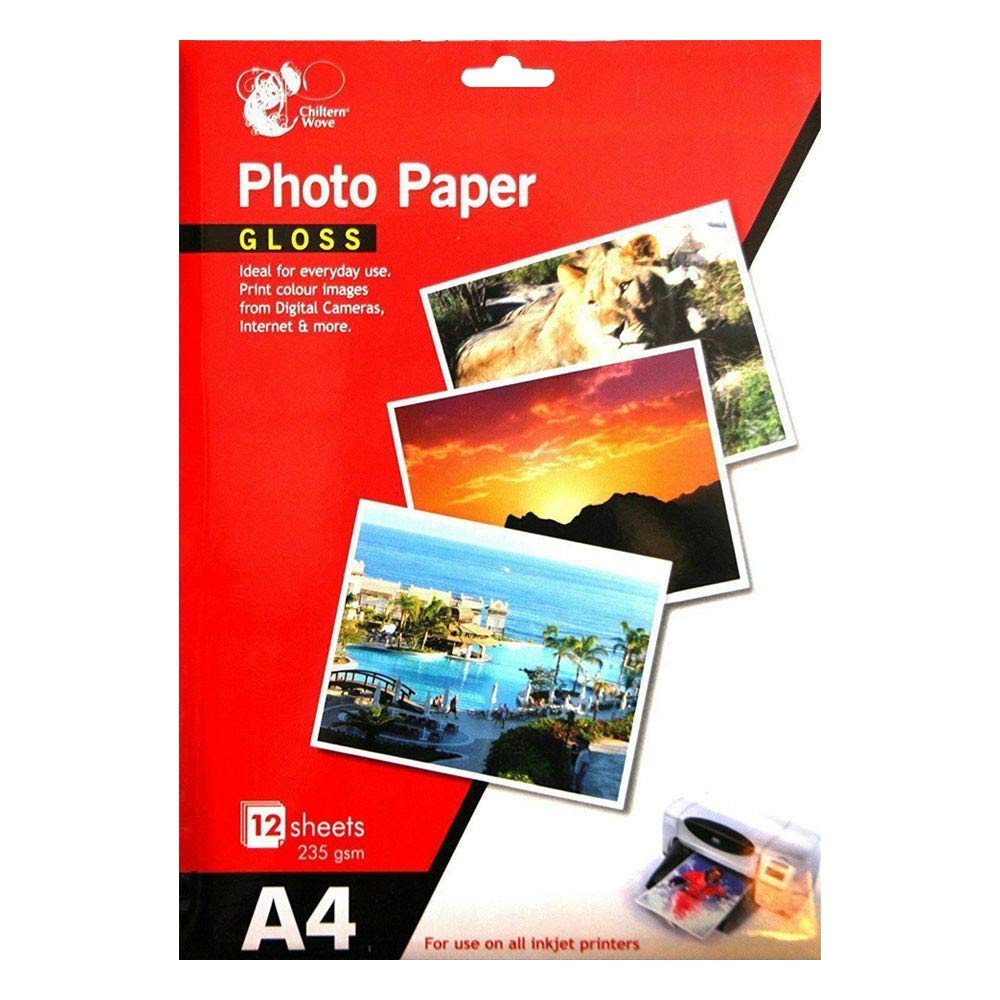 Chiltern Wove A4 Gloss Photo Paper