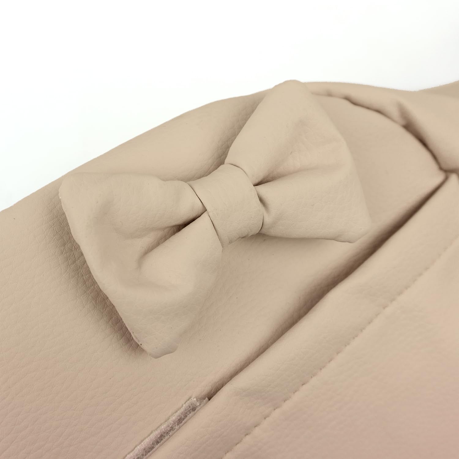 Bolso Carro Bebé Personalizado - Beige | Bolsa de Maternidad para Carro y Hospital | Bolso Maleta Carrito Bebé de Polipiel Acolchado con Nombre Bordado | Fabricado en España | 43x30x23 cm
