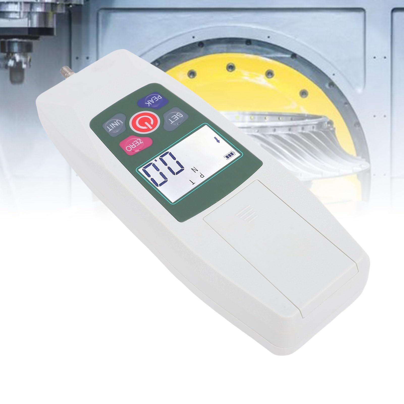 Digitale Kraftmesser Push Pull Force Tester LCD Hintergrundbeleuchtung tragbare 100N -Kapazität für Industrieprüfung Labor verwenden ABS -Material 10 kg 22 lb 360oz Messung