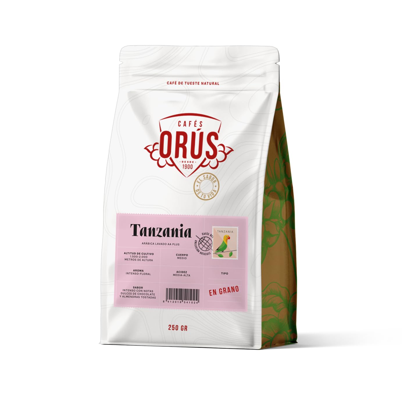 Maletín de café EN GRANO "Colección Orígenes" - (Surtido de 6 variedades de 250 gramos cada uno) - Café de Especialidad 100% Arábica y de Tueste natural |