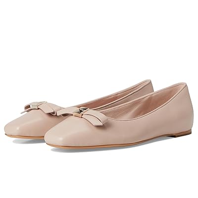 Kate Spade New York Deco Bow Smooth Leather Flat Women