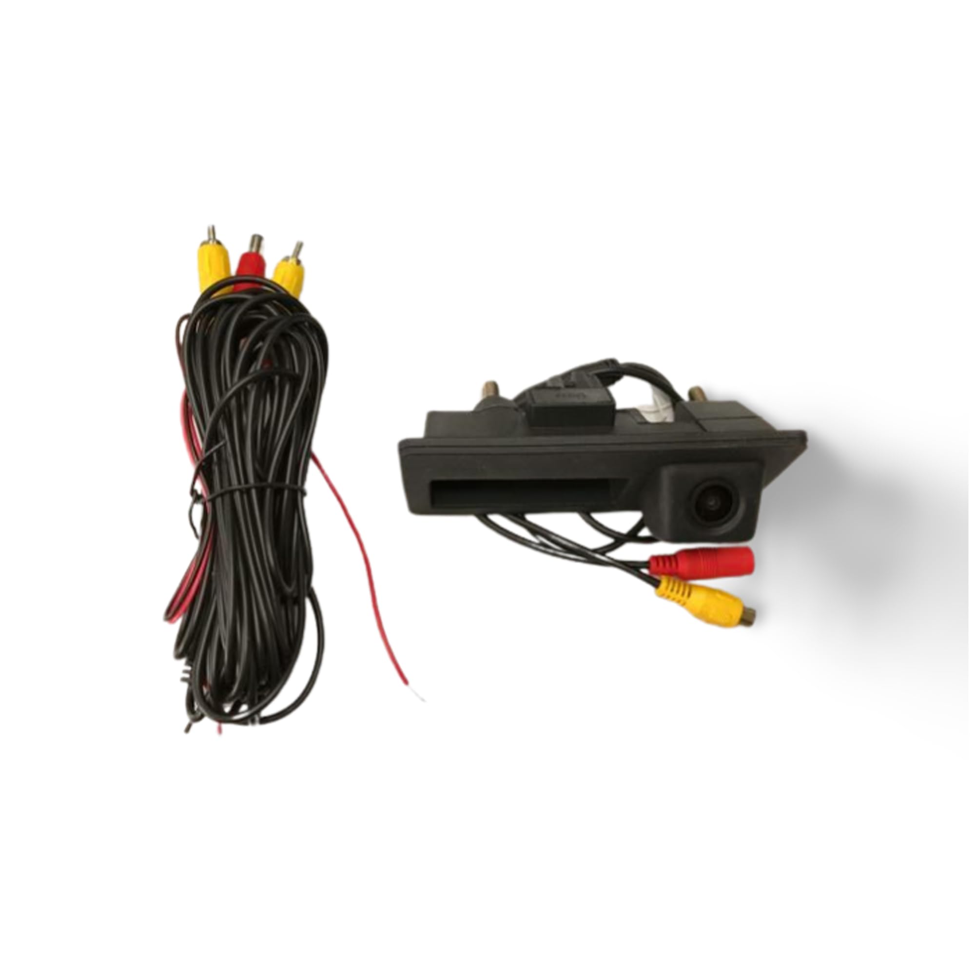 SCUMAXCON Car Rear View Trunk Handle Camera Backup Camera with Dynamic Intelligent Trajectory Moving Guide Line Waterproof for VW Car Radio with Android system (not compatible for RCD360 RCD330 Radio)