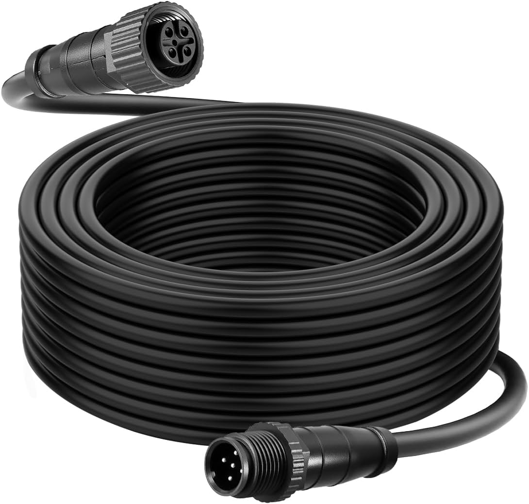 25Ft Backbone Drop or Extension Cable Compatible with Lowrance Garmin Simrad Network System Marine Grade NMEA 2000 Backbone