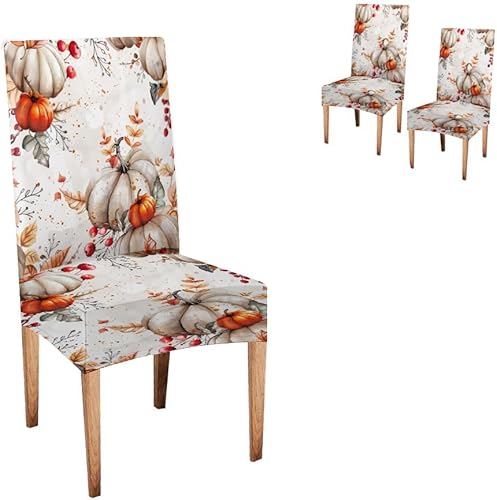 Miniatura 92 de CAPSCEOLL Fundas para Sillas De Comedor 6 fundas de asiento de silla, extraíbles y lavables, fundas para sillas Parson para comedor, sala de estar
