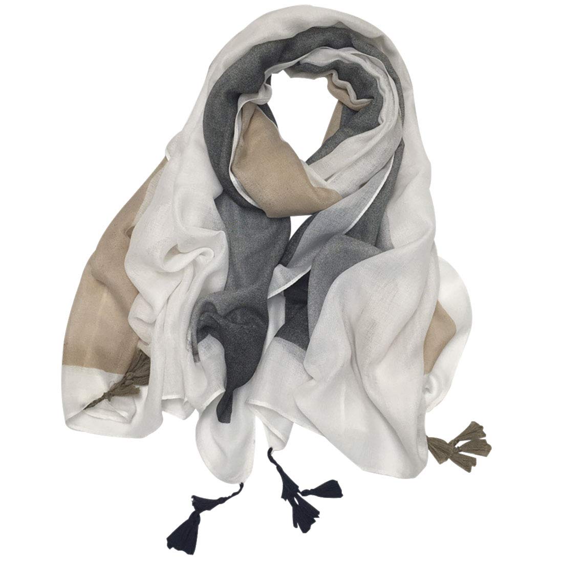 Fairygate Women's Fgyt26227 Scarfs Sale Elegant Shawl Any Seasons Viscose Chiffon Large Oversized Scarf Stole For Scarves & Wraps 26227