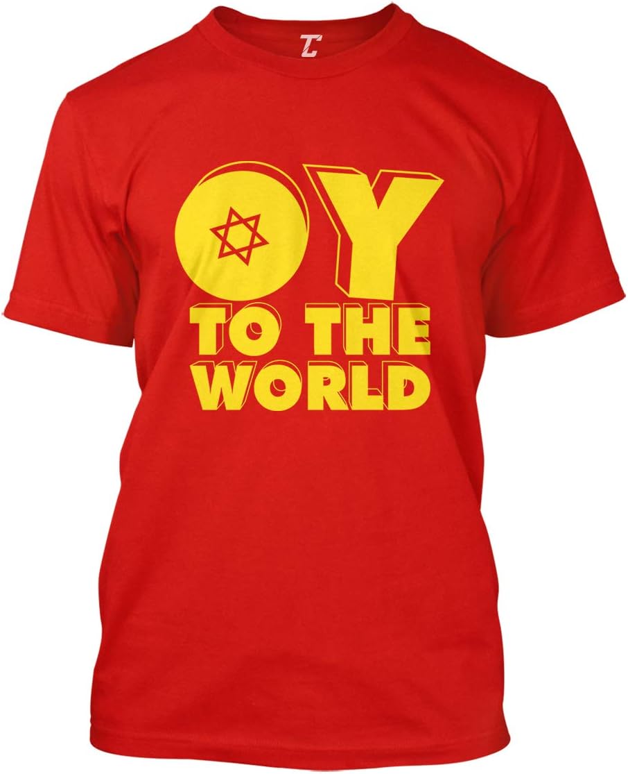 Oy to The World - Joy Jewish Pun Funny Men's T-Shirt