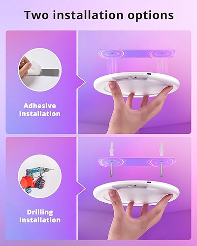 Miniatura 8 de wowatt Luz de ducha recargable con control remoto, luces RGB que cambian de color y luz blanca para la ducha, luces de ducha para dentro de la ducha