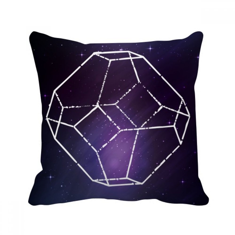 Coussin de décoration ciel cristal 40x40cm aux finitions soignées multicolores