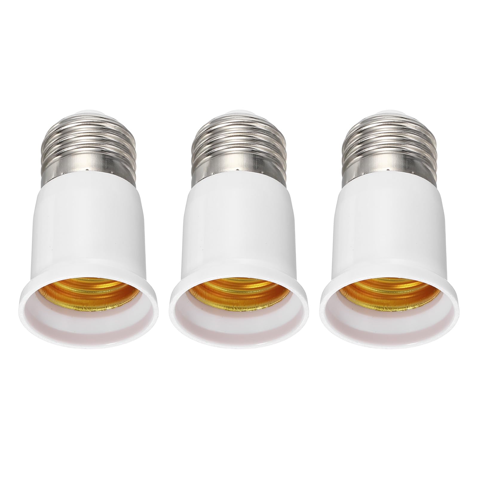 VIAPUICE E26/E27 Light Socket Extender 3 Pcs Lamp Extension 63mm