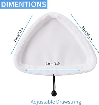 Microfibre Washable Steam Mop Pads (Pack of 2) – Compatible with Vax S2 Models– Reusable Cleaning Cloth Replacement Pads