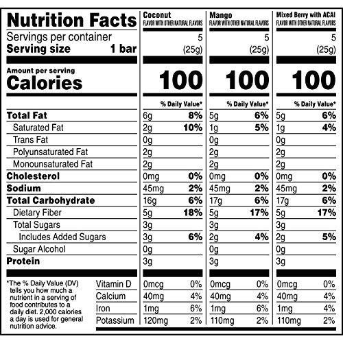 HEALTH WARRIOR Chia Bars, Acai Berry, Gluten Free - Thumbnail 6