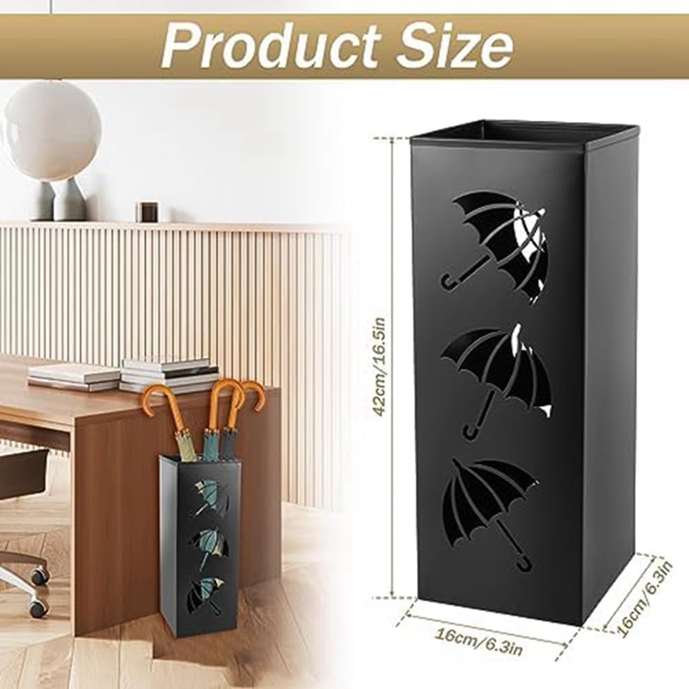 Modern Umbrella Stand, Removable & Rustproof Design, Stylish Metal Umbrella Holder for Home & Office, Space-Saving nizer for Entryway and Patio