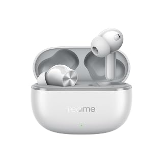 realme Buds T200 Lite Bluetooth in Ear Earbuds,4 Mic, AI ENC for Calls,48 Hours Total Playback with Fast Charging and Ultra Low Latency Gaming TWS,Google Fast Pair,with mic (Storm Grey)