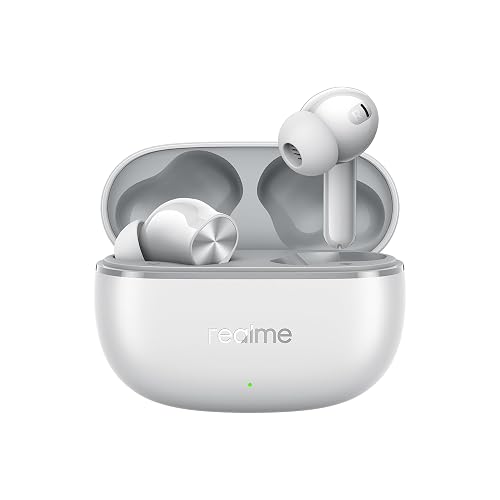realme Buds T200 Lite Bluetooth in Ear Earbuds,4 Mic, AI ENC for Calls,48 Hours Total Playback with Fast Charging and Ultra Low Latency Gaming TWS,Google Fast Pair,with mic (Storm Grey)