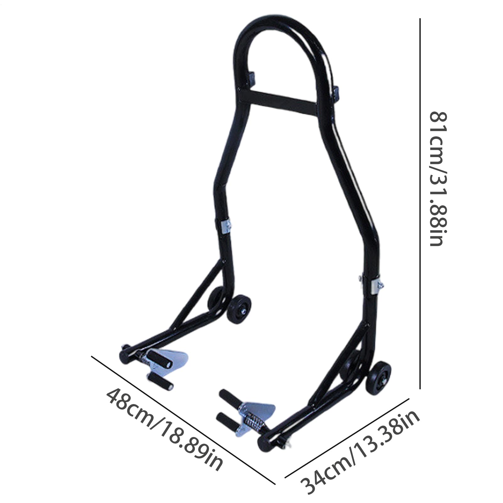 Caballete Trasero Motocicleta Elevador de Motocicleta Doble Rueda | Elevador Para Moto Soporte Rueda Moto Principiante Reparacion Mantenimiento Limpieza Cadena