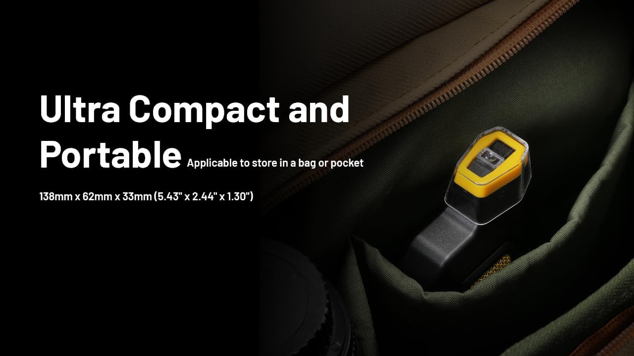 Nitecore BB21 Portable Air Blower for Cameras, Computers and Electronics, Fast Charging USB Rechargeable, 30,000 RPM Electric Compressed Air Duster with Organizer
