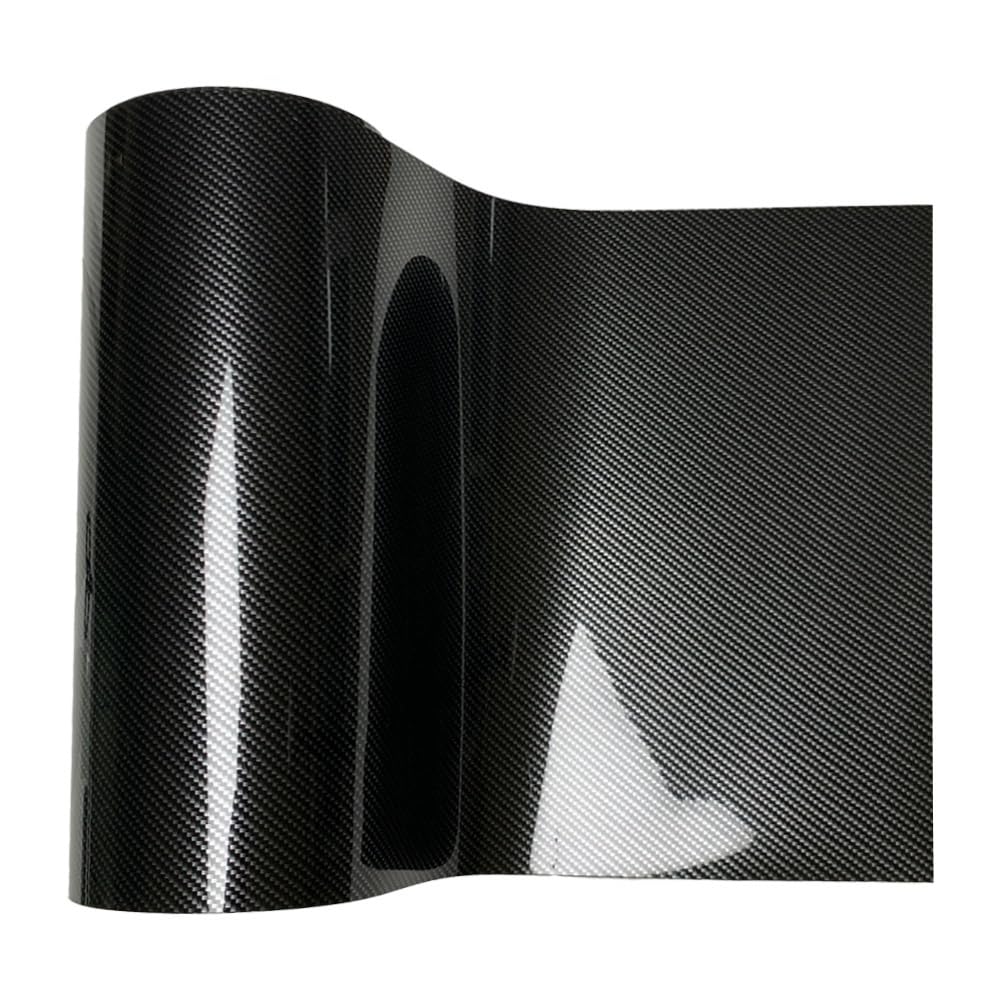 Pellicola Wrapping Auto Pellicola vinilica in fibra di carbonio 9D Adesivo for auto lucido Copertura for pellicola for moto Accessori for involucro in vinile for adesivi for veicoli(30cmx150cm)