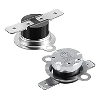 Vista 27 de UL/CUL KSD301 125V 16A Interruptor de límite térmico, normalmente cerrado N.C abierto en aumento 68.0 °F/68°F apagado y 50.0 °F/50°F en termostato