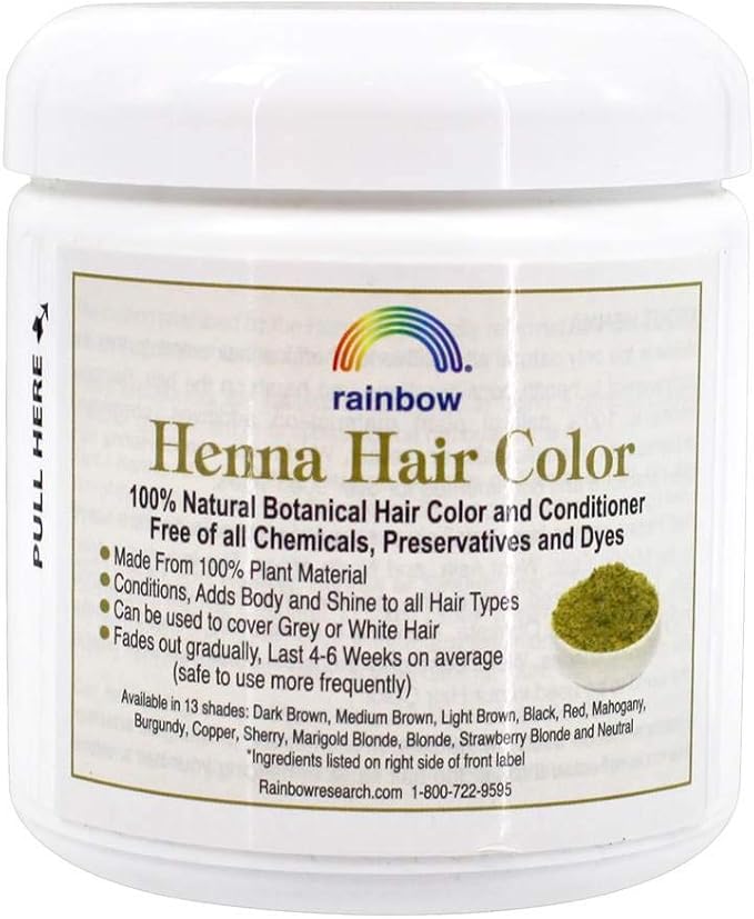 Rainbow Research Henna Tinte y Acondicionador Capilar, Rubio, 4 oz miniatura 2
