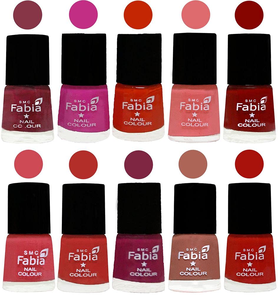 Nail Paint | Glossy & Shine Nail Polish Combo| 6 ml Each) - Set of 10 Multicolor,05392-image-37