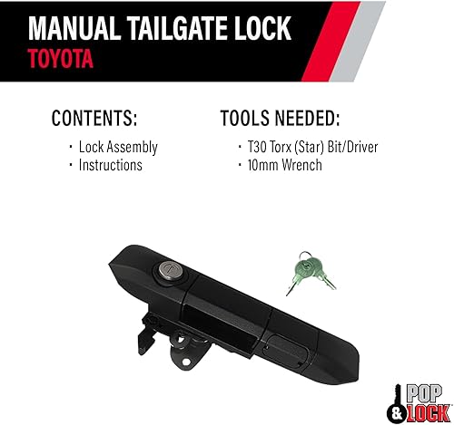 Miniatura 5 de Pop y Lock para Toyota Tacoma – 2005 – 2015, color negro
