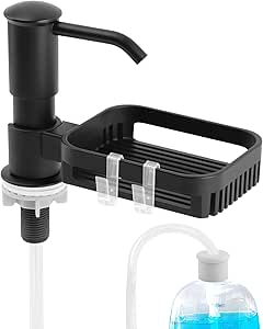 Soap Dispenser For Kitchen Sink (Brushed Nickel), Stainless Steel - View #13