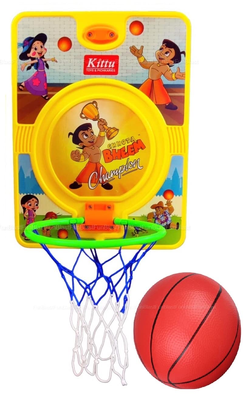 FunBlast Wall Mount Basket Ball For Kids Boys-Basket Ball For Kids Portable Set With Hanging Board, Net, Ball, Pin, Indoor And Outdoor Game, Basketball Hoop Set For Kids, Multi color (B0BKWJ65V1) Amazon Price History, Amazon Price Tracker
