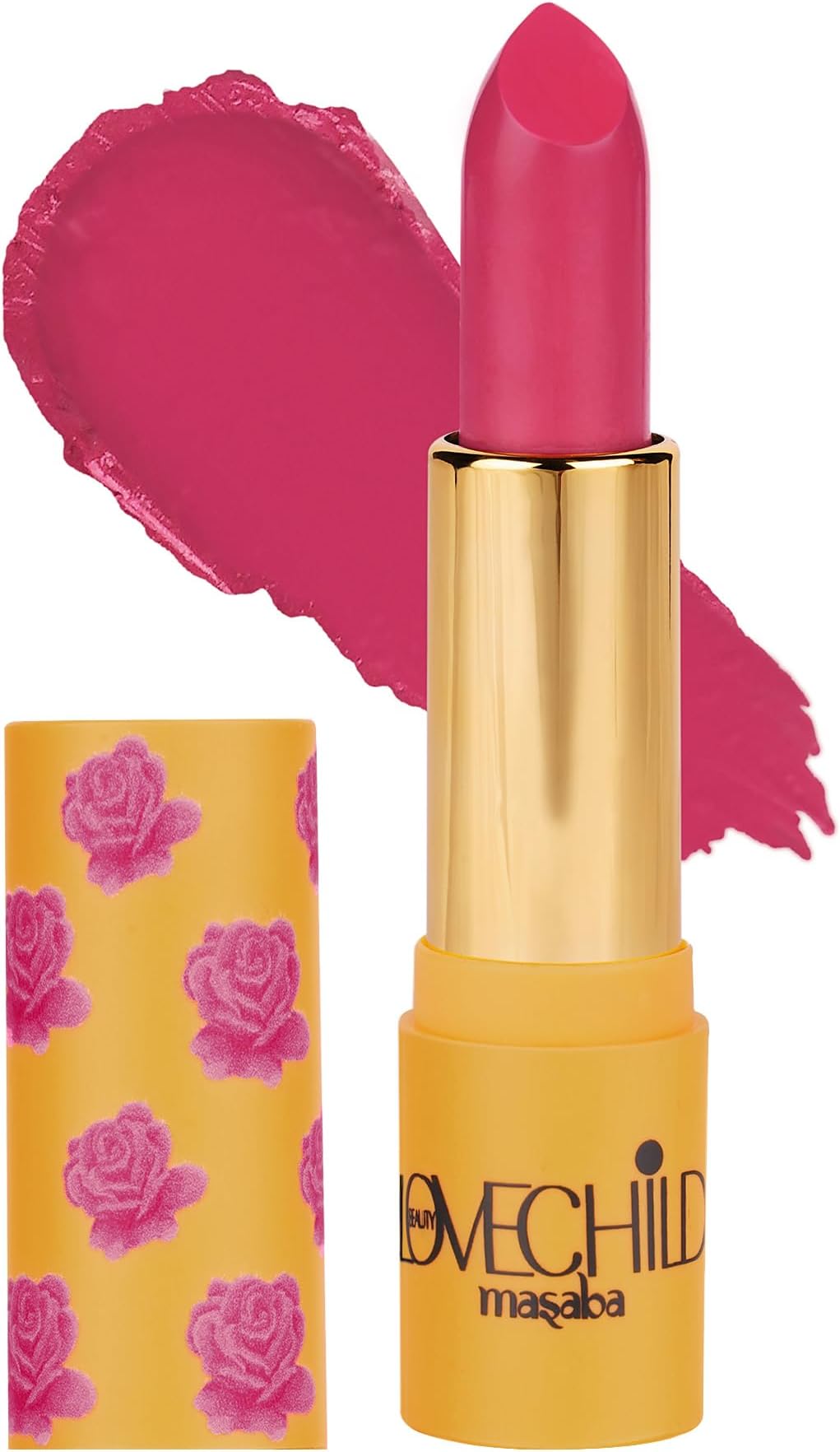 LoveChild Masaba Rani Core Luxe Matte Bullet Lipstick, Poppy Pink, 4gm