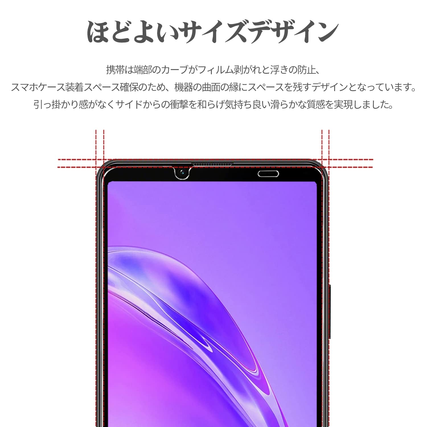 Amazon | 【2枚入り】ガラスフィルム Xperia 10 IV 用 高透過率 SOG07 