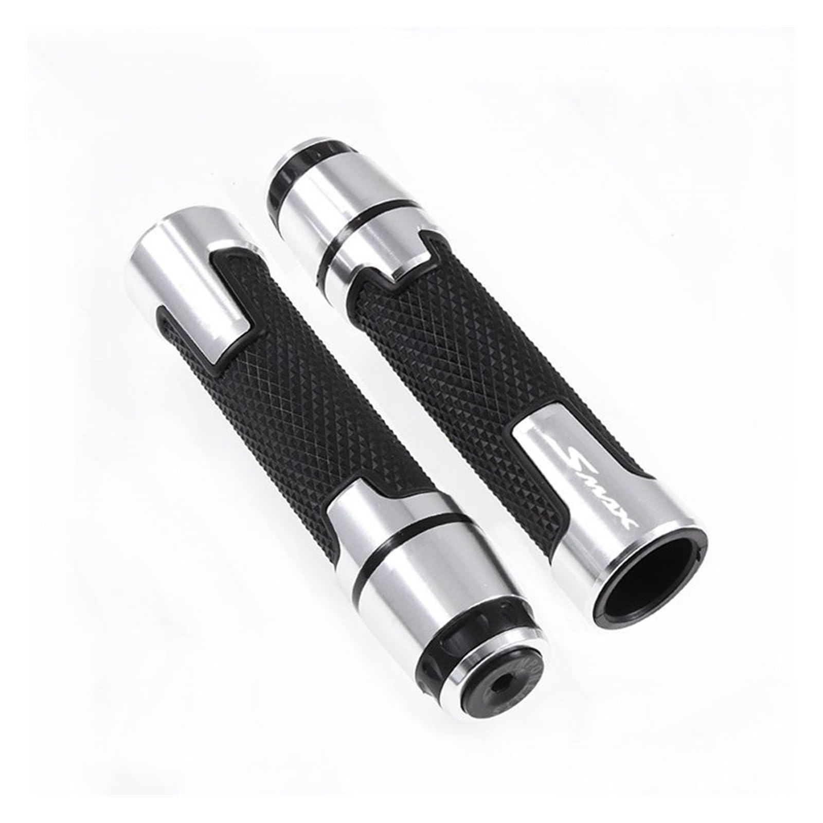 Poignées de moto S-MAX 22mm CNC guidon de course argenté pour SMAX 155
