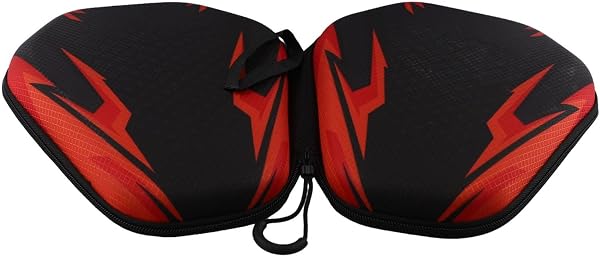 Advokingtap Sac compact en EVA rigide pour raquette de tennis de table pour protection de raquette et de balle, avec bande élastique et poignée de transport - 5
